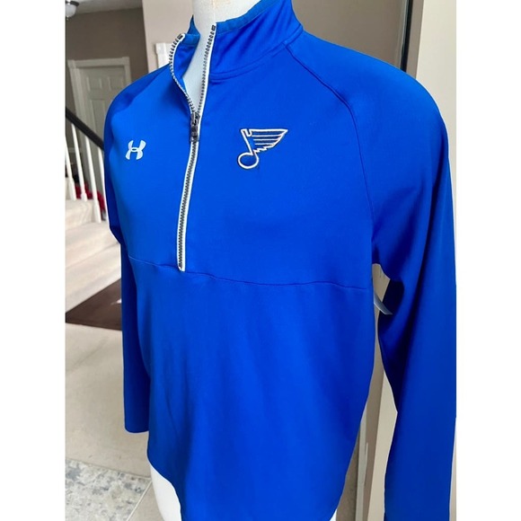St. Louis Blues Under Armour quarterzip pullover sizer XL - Picture 2 of 5